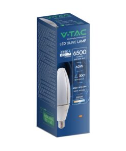 LED Λάμπα E40 60W V-TAC Cree Chip 300° 6500lm Ψυχρό Λευκό 6500K 6yrs Wty – 211886