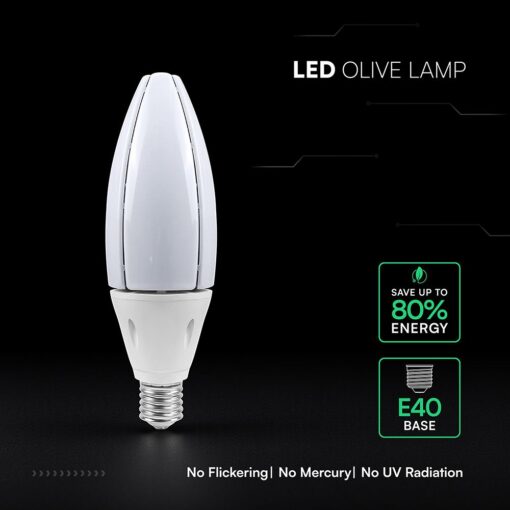 LED Λάμπα E40 60W V-TAC Cree Chip 300° 6500lm Ψυχρό Λευκό 6500K 6yrs Wty – 211886