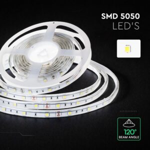 LED Strip SMD5050 – 30 LEDs 6500K IP65 6W/M V-TAC – 212144