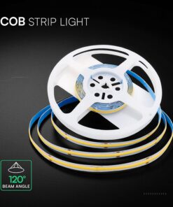 LED Ταινία COB 10W V-TAC Dimmable 24V 1000lm/m 10mm Ψυχρό Λευκό 5 Μέτρα 212669VT