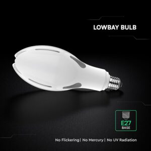 LED Λάμπα E27 36W V-TAC Cree Chip 300° 4000lm Φυσικό Λευκό 4000K 6yrs Wty – 21284-6