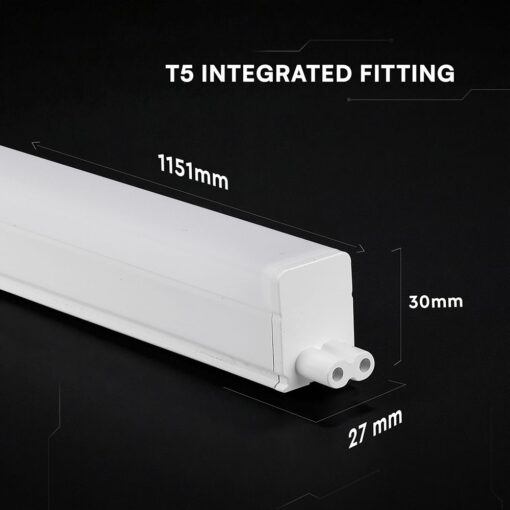 LED Φωτιστικό Πάγκου/Κουζίνας με Διακόπτη T5 120cm 16W V-TAC Cree Chip 1600lm Ψυχρό Λευκό 6500K 6yrs Wty- 216976