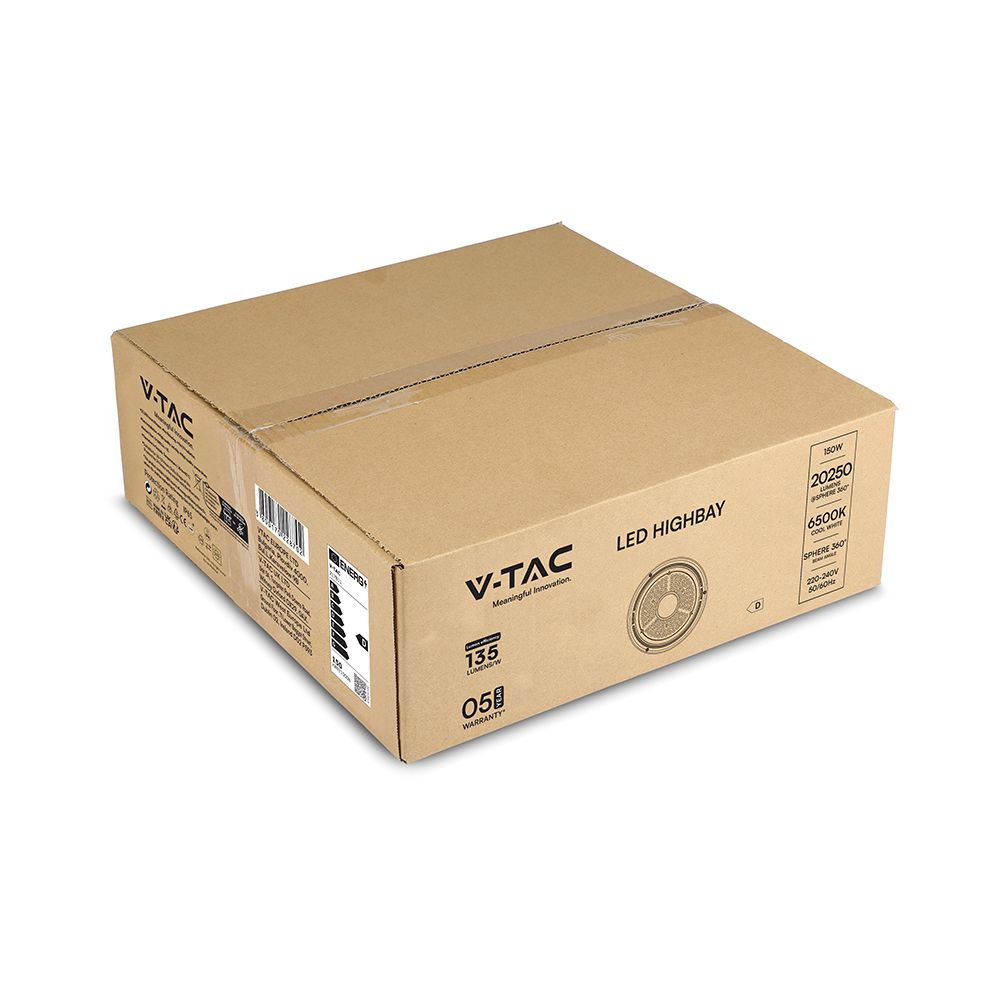 LED Highbay – 150W 6500K 135LM/W V-TAC – 217811