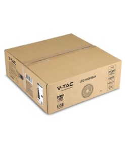 200W LED Καμπάνα UFO Μαύρη 27.000lm Ψυχρό Λευκό 6500K IP65 5yrs Wty V-TAC – 217813