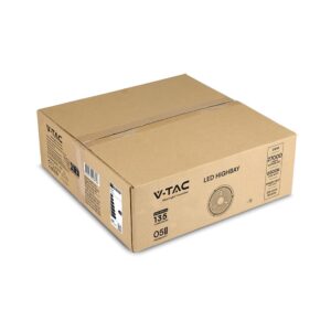 200W LED Καμπάνα UFO Μαύρη 27.000lm Ψυχρό Λευκό 6500K IP65 5yrs Wty V-TAC – 217813