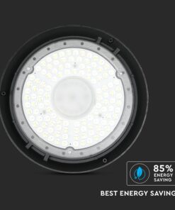 200W LED Καμπάνα UFO Μαύρη 27.000lm Ψυχρό Λευκό 6500K IP65 5yrs Wty V-TAC – 217813