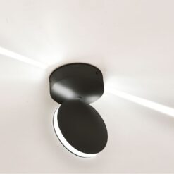 6W LED Wall Light Black Body 4000K IP65 V-TAC – 218220