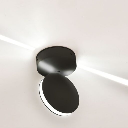 6W LED Wall Light Black Body 4000K IP65 V-TAC – 218220