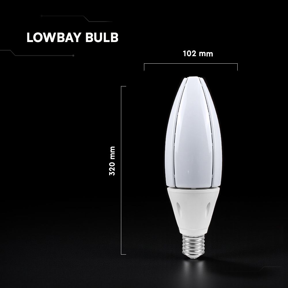 LED Λάμπα E40 60W V-TAC 300° 6500lm Ψυχρό Λευκό 6400K – 24036