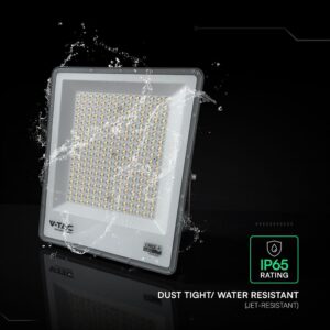 LED Προβολέας 200W Αδιάβροχος IP65 V-TAC Cree Chip Μαύρος 16450lm CCT 6yrs Wty – 240706