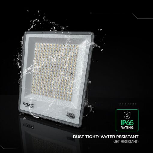 LED Προβολέας 200W Αδιάβροχος IP65 V-TAC Cree Chip Μαύρος 16450lm CCT 6yrs Wty – 240706