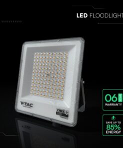 LED Προβολέας 100W Αδιάβροχος IP65 V-TAC Cree Chip Μαύρος 8150lm CCT 6yrs Wty – 240716