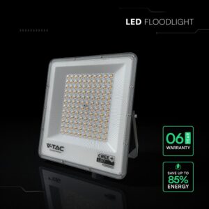 LED Προβολέας 100W Αδιάβροχος IP65 V-TAC Cree Chip Μαύρος 8150lm CCT 6yrs Wty – 240716