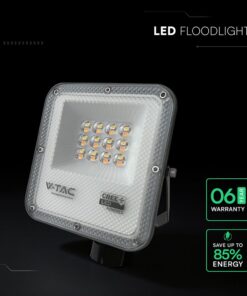 LED Προβολέας 10W Αδιάβροχος IP65 V-TAC Cree Chip Μαύρος 730lm CCT 6yrs Wty – 240726