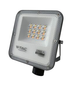 LED Προβολέας 10W Αδιάβροχος IP65 V-TAC Cree Chip Μαύρος 730lm CCT 6yrs Wty – 240726