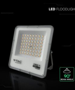 LED Προβολέας 50W Αδιάβροχος IP65 V-TAC Cree Chip Μαύρος 4000lm CCT 6yrs Wty – 240736