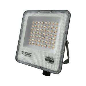 LED Προβολέας 50W Αδιάβροχος IP65 V-TAC Cree Chip Μαύρος 4000lm CCT 6yrs Wty – 240736