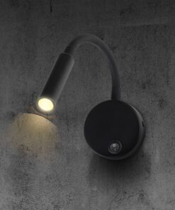 LED Φωτιστικό Ανάγνωσης Κρεβατιού Μαύρο V-TAC Cree Chip με Type-C Θύρα Φόρτισης 3000K V-TAC – 241506