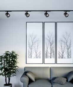 30W LED COB Σποτ Ράγας 4 Καλωδίων V-TAC Cree Chip 2845lm 4000K Μαύρο 6yrs Wty V-TAC 241646VT