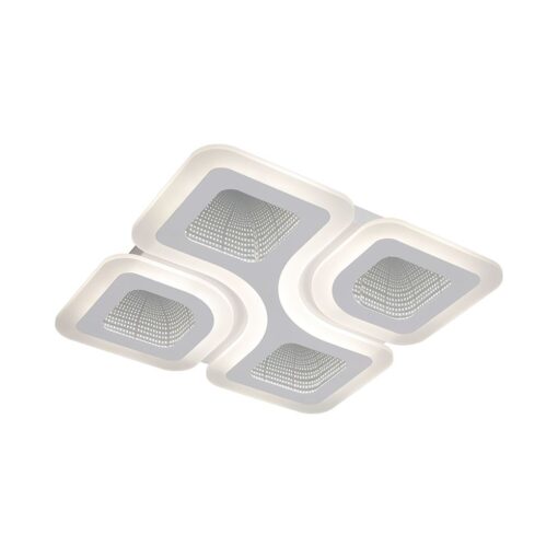 70W LED Decorative Ceiling Lamp 3in1 Dimmable With IR Remote Control White Body V-TAC – 24174