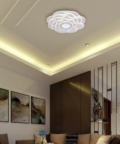 100W LED Decorative Ceiling Lamp 3in1 Dimmable With IR Remote Control White Body V-TAC – 24175