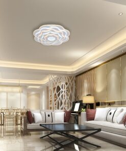100W LED Decorative Ceiling Lamp 3in1 Dimmable With IR Remote Control White Body V-TAC – 24175