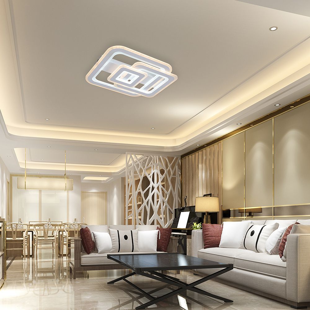 LED Φωτιστικό Οροφής Λευκό 80W CCT 6400lm Dimmable με Χειριστήριο V-TAC – 24176