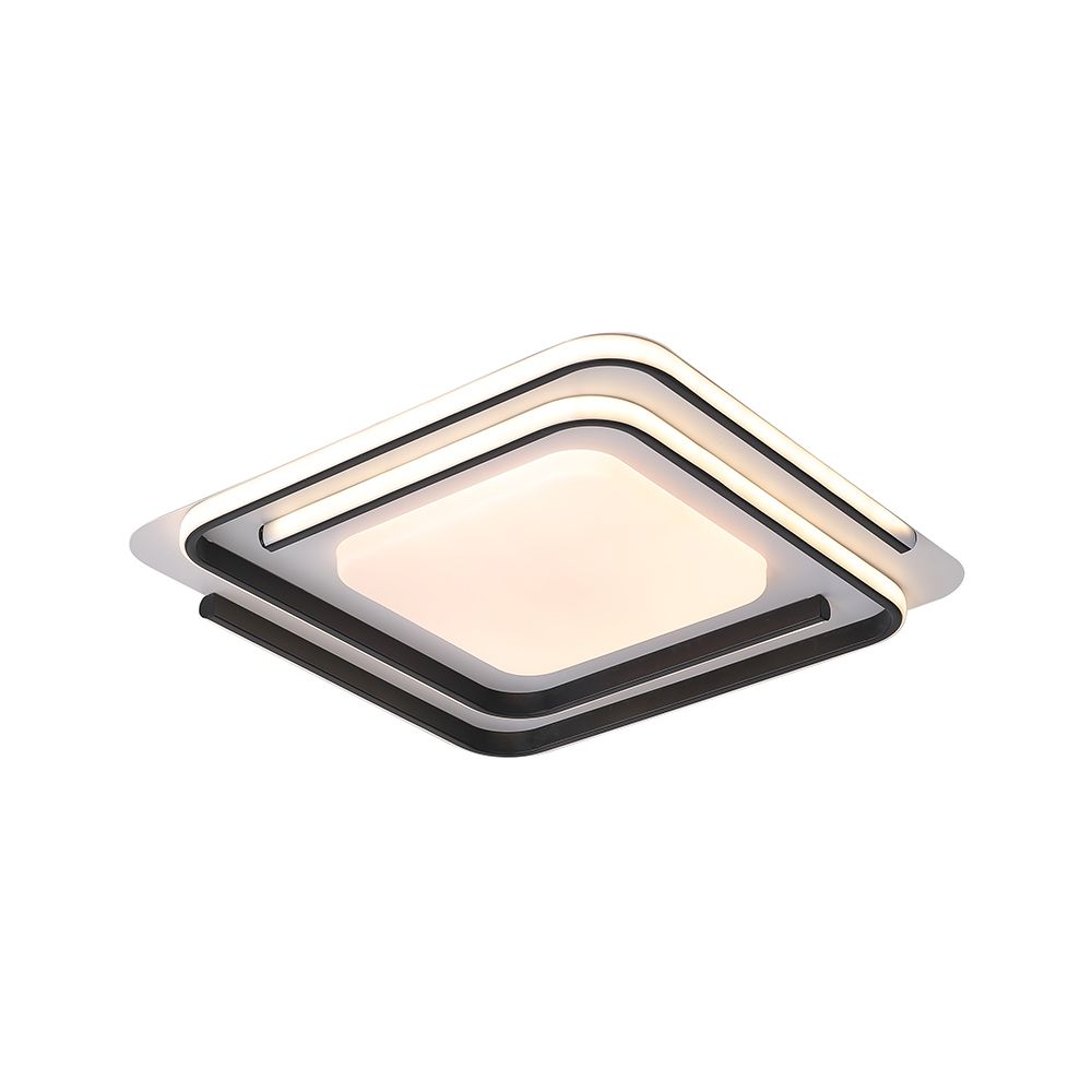 60W LED Decorative Ceiling Lamp 3in1 Dimmable With IR Remote Control White Body+Black Body V-TAC – 24178