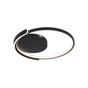 50W LED Decorative Ceiling Lamp 3in1 Dimmable With IR Remote Control Black Body V-TAC – 24179