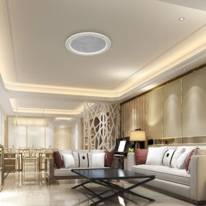 60W LED Decorative Ceiling Lamp 3in1 Dimmable With IR Remote Control Grey Body V-TAC – 24184