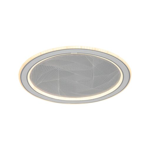 60W LED Decorative Ceiling Lamp 3in1 Dimmable With IR Remote Control Grey Body V-TAC – 24184