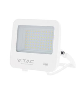 50W LED Floodlight CREE CHIP White Body Grey Glass 6500K 135LM/W V-TAC – 242096