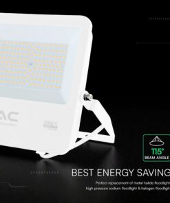 100W LED Floodlight CREE CHIP White Body Grey Glass 6500K 135LM/W V-TAC – 242116