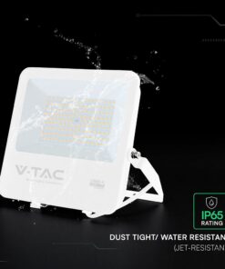 100W LED Floodlight CREE CHIP White Body Grey Glass 6500K 135LM/W V-TAC – 242116