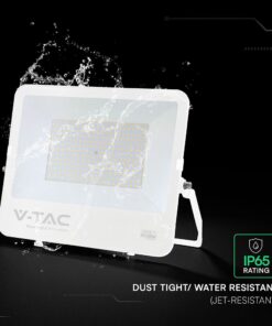 200W LED Floodlight CREE CHIP White Body Grey Glass 6500K 135LM/W V-TAC – 242136