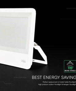 300W LED Floodlight CREE CHIP White Body Grey Glass 6500K 135LM/W V-TAC – 242156