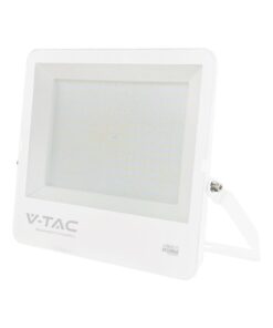 300W LED Floodlight CREE CHIP White Body Grey Glass 6500K 135LM/W V-TAC – 242156