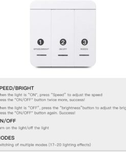 RF Τηλεχειριστήριο + Controller Dimmer για Digital COB Μονόχρωμη Ταινία LED 24V 10m 24119040DGC ACA – 24VSNGLDGC
