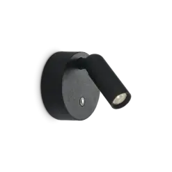 BEAN AP ROUND RECHARGEABLE NERO IDEAL LUX – 350240