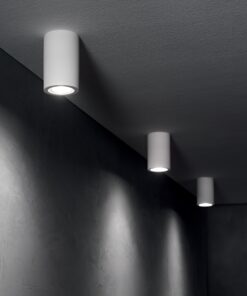 LOOK PL1 ROUND D70 H200 GESSO IDEAL LUX – 355740