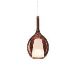 Ideal Lux Kalique SP1‑2 d18 Copper-Κρεμαστό Φωτιστικό Ø18 με Blown Glass & 1xE27