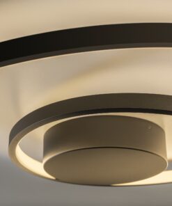 OZ PL D080 ON-OFF NERO 3000K IDEAL LUX – 365053