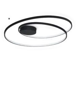 OZ PL D080 ON-OFF NERO 3000K IDEAL LUX – 365053