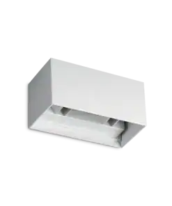 Ideal Lux Atom AP D20 White 25W 4000K LED Wall Light IP54 Up & Down – Outdoor