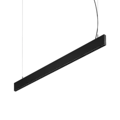 Ideal Lux Steel SP1 D20 Mono‑Emission Accent 30W 4000K Black– LED Γραμμικό Φωτιστικό Οροφής
