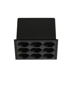 LIKA FI SLIM SQUARE 10W 3000K NERO IDEAL LUX – 369518