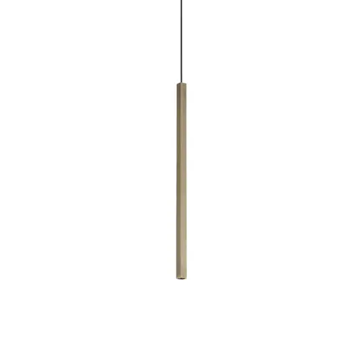 LOOK LED SP1 SQUARE D15 H400 ON-OFF OTTONE 3000K  IDEAL LUX – 371139
