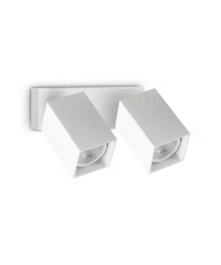 DYNAMITE AP2 SQUARE BIANCO IDEAL LUX – 371221