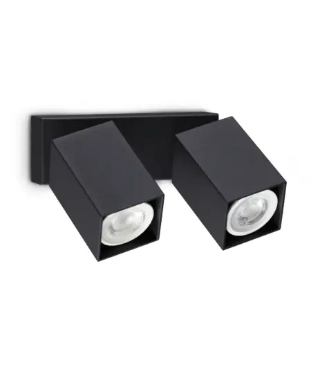 DYNAMITE AP2 SQUARE NERO IDEAL LUX – 371238