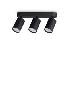 DYNAMITE PL3 LINEAR ROUND NERO IDEAL LUX – 371252